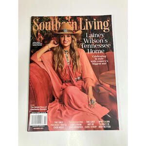 Southern Living Magazine November 2025 Issue Featuring Lainey Wilson's Tennessee